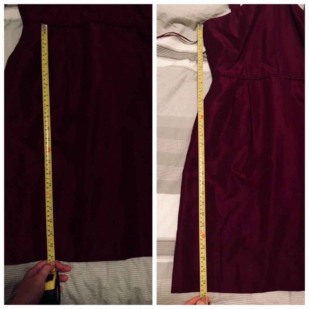 J Crew: Cranberry Cocktail Dress - Picture 7 of 7